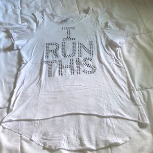 Zumba Cut Off Short Sleeve T.